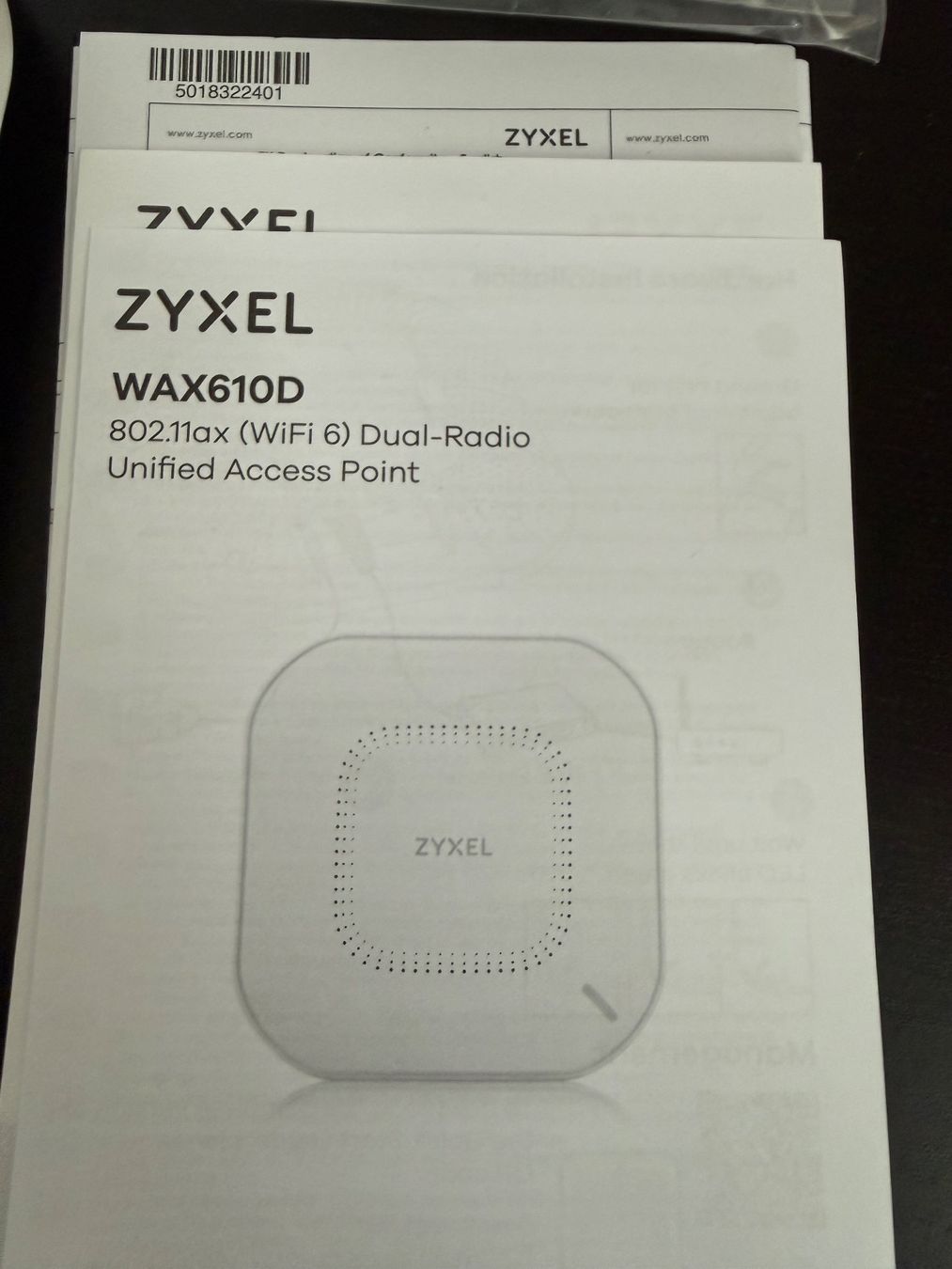 Zyxel WiFi: Zyxel WAX610 D - WiFi 6 Access Point – Usato da Lenzburg venduto da oeko_sale 4