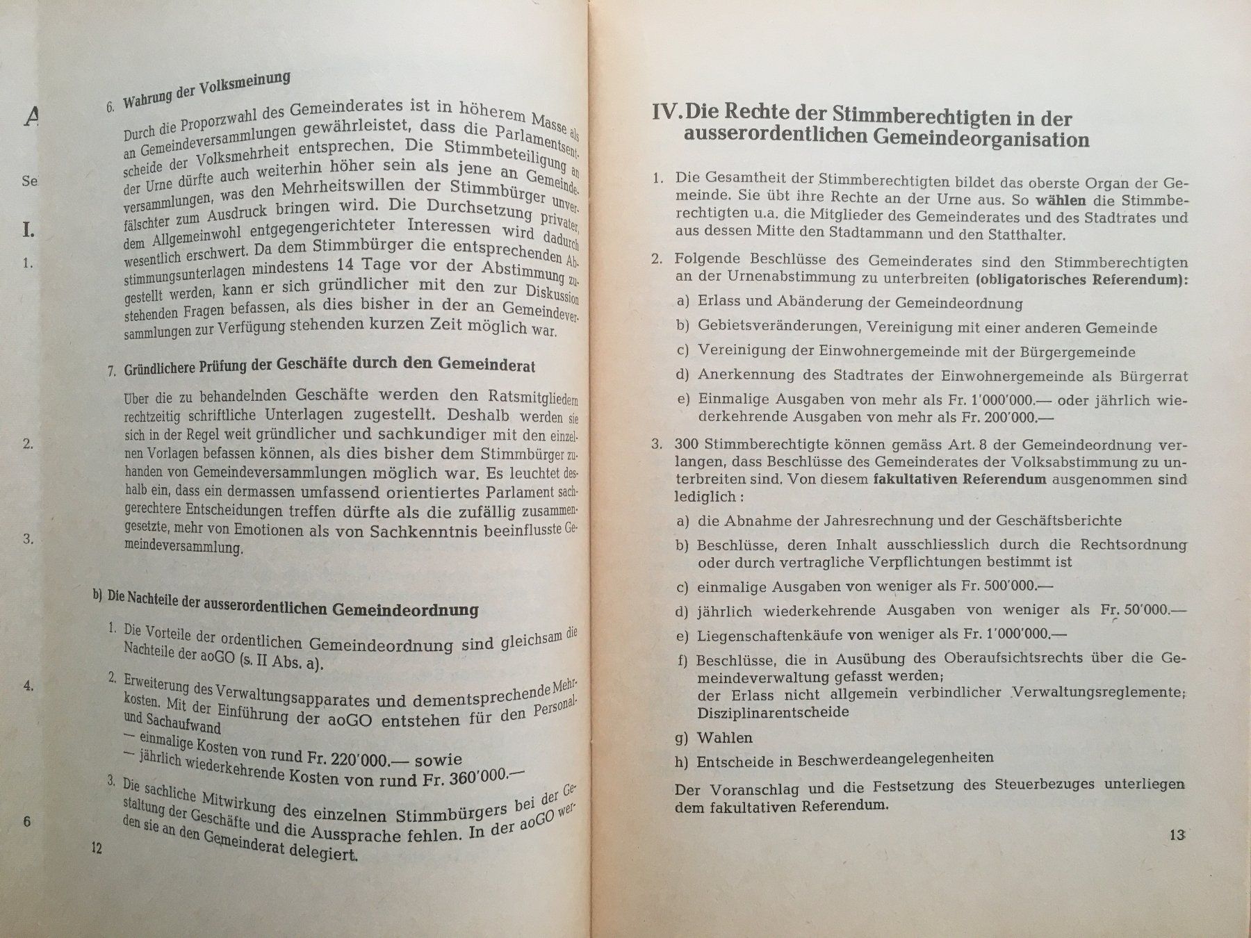 Libri: Totalrevision Gemeindeordnung Stadt Grenchen (1973) – Usato da Grenchen venduto da Kogi7 3