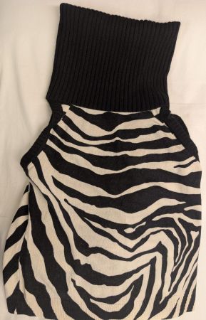 Top zebrato Dolce & Gabbana in puro cashmere 100%
