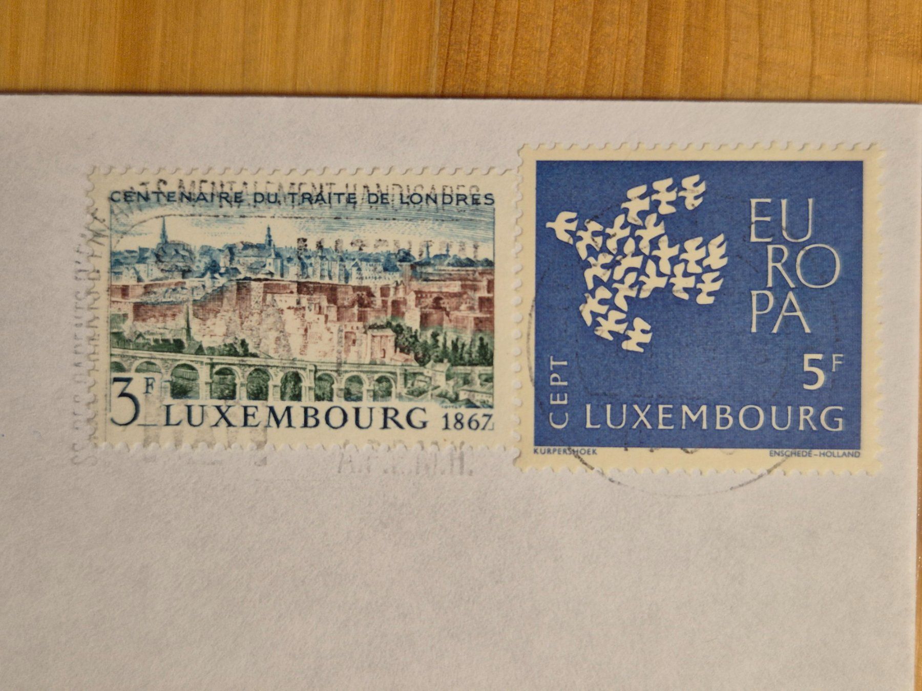 Tutti i francobolli: LUXEMBOURG - enveloppe oblitérée – Usato da St-Léonard venduto da thipif 1