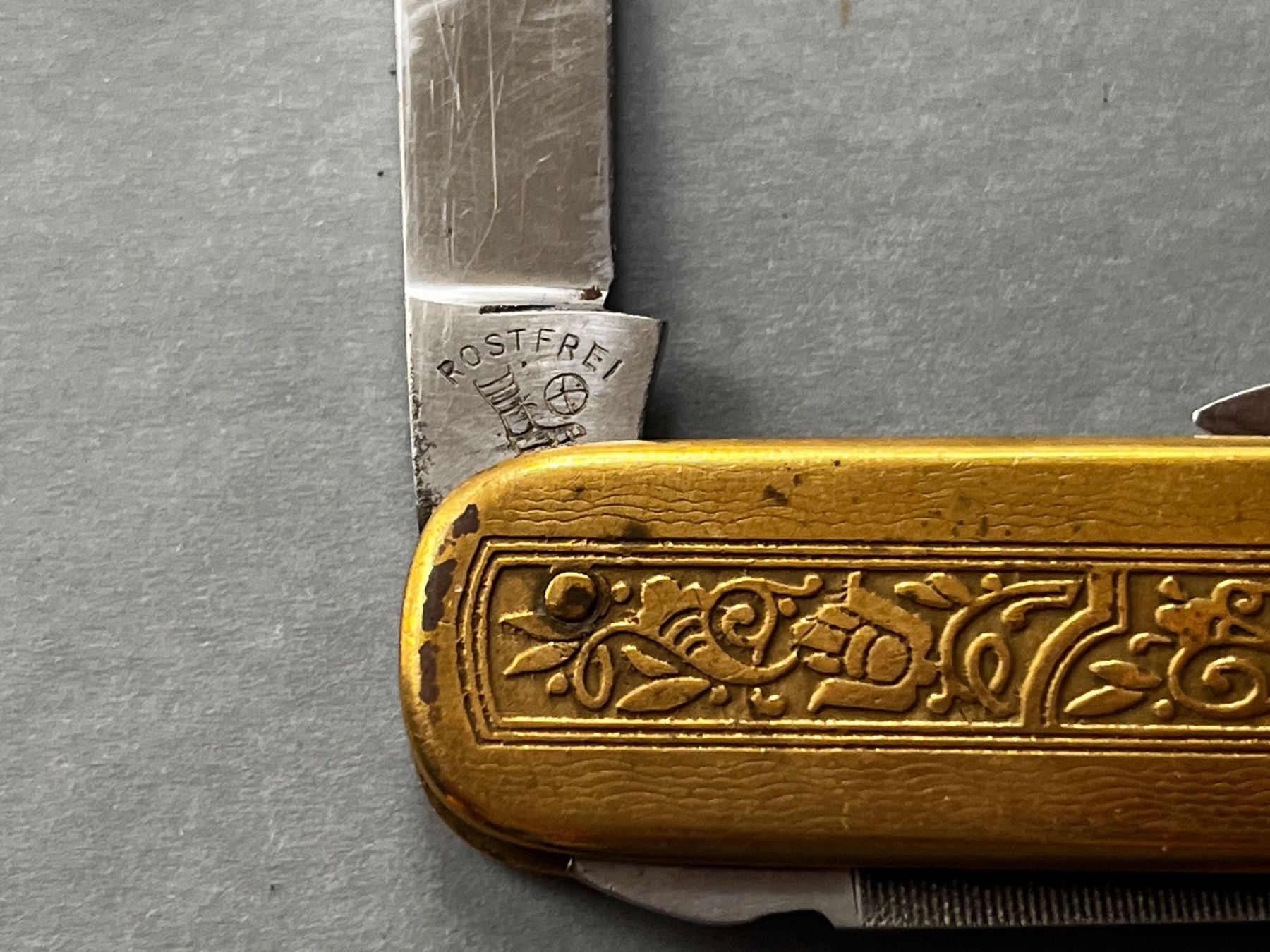 Solingen Coltelli tascabile: Antikes Sackmesser BONSA Solingen 80 mm - selten – Usato da Zürich venduto da FV.vintage 3