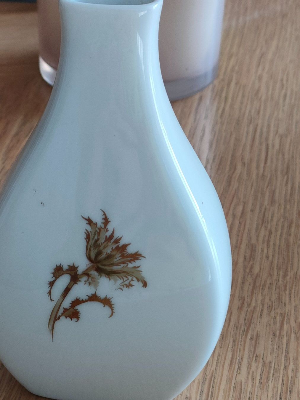 Kaiser Vasi & Recipienti: Vase Kaiser  Silberdistel exklusiv um 1970 – Nuovo (secondo la descrizione) da Brugg AG venduto da Mashaba 6