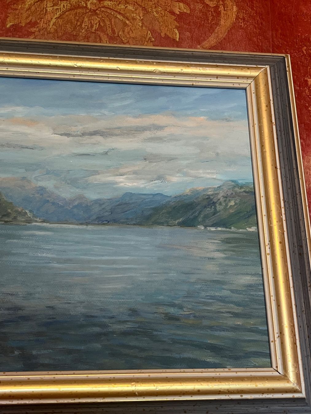 Dipinti: Tableau Paysage Lac et Montagnes – Usato da GENEVE venduto da hehakasapa 7