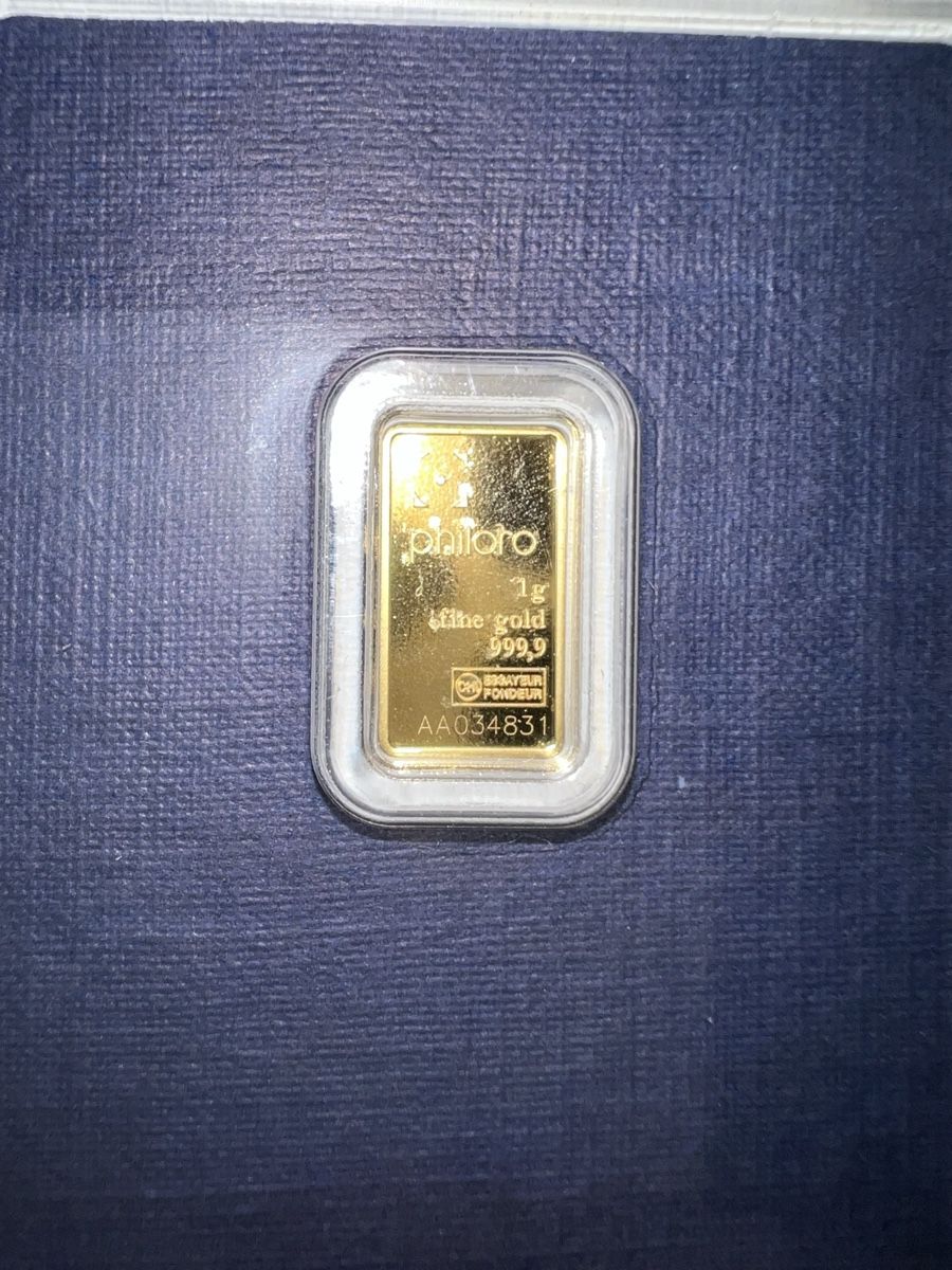 Metalli preziosi: 1g Gold Philoro – Nuovo e nell'imballaggio originale da Zürich venduto da MikisThings
