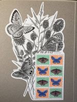 Schweiz 2021 Sonderblock Schmetterlinge Europa postfrisch