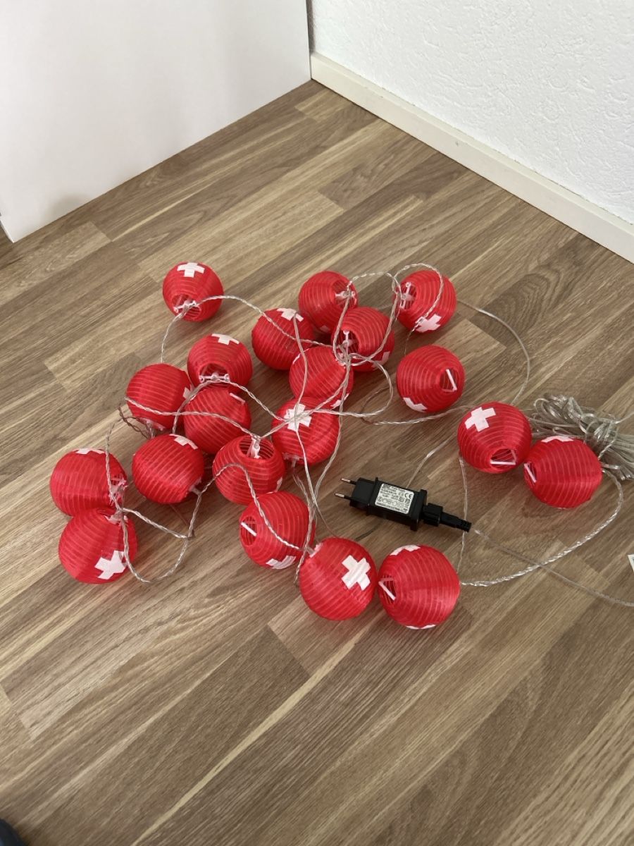 Tutte le decorazioni: 1.August Beleuchtung/ Lampione klein/ Lichterkette  – Usato da Sattel venduto da usch6417