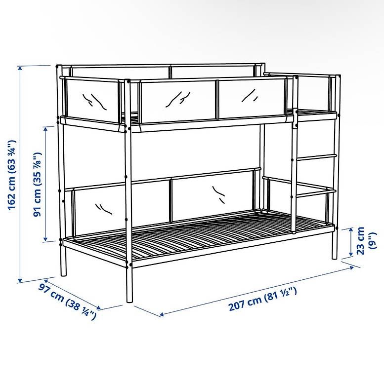 Ikea Letti: Stockbett VITVAL - demontiert – Usato da Arisdorf venduto da nad_m8gw 1