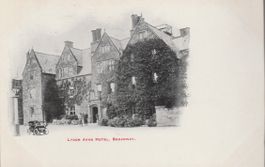 old UK Postcard BROADWAY - LYOON ARMS HOTEL Smith's series