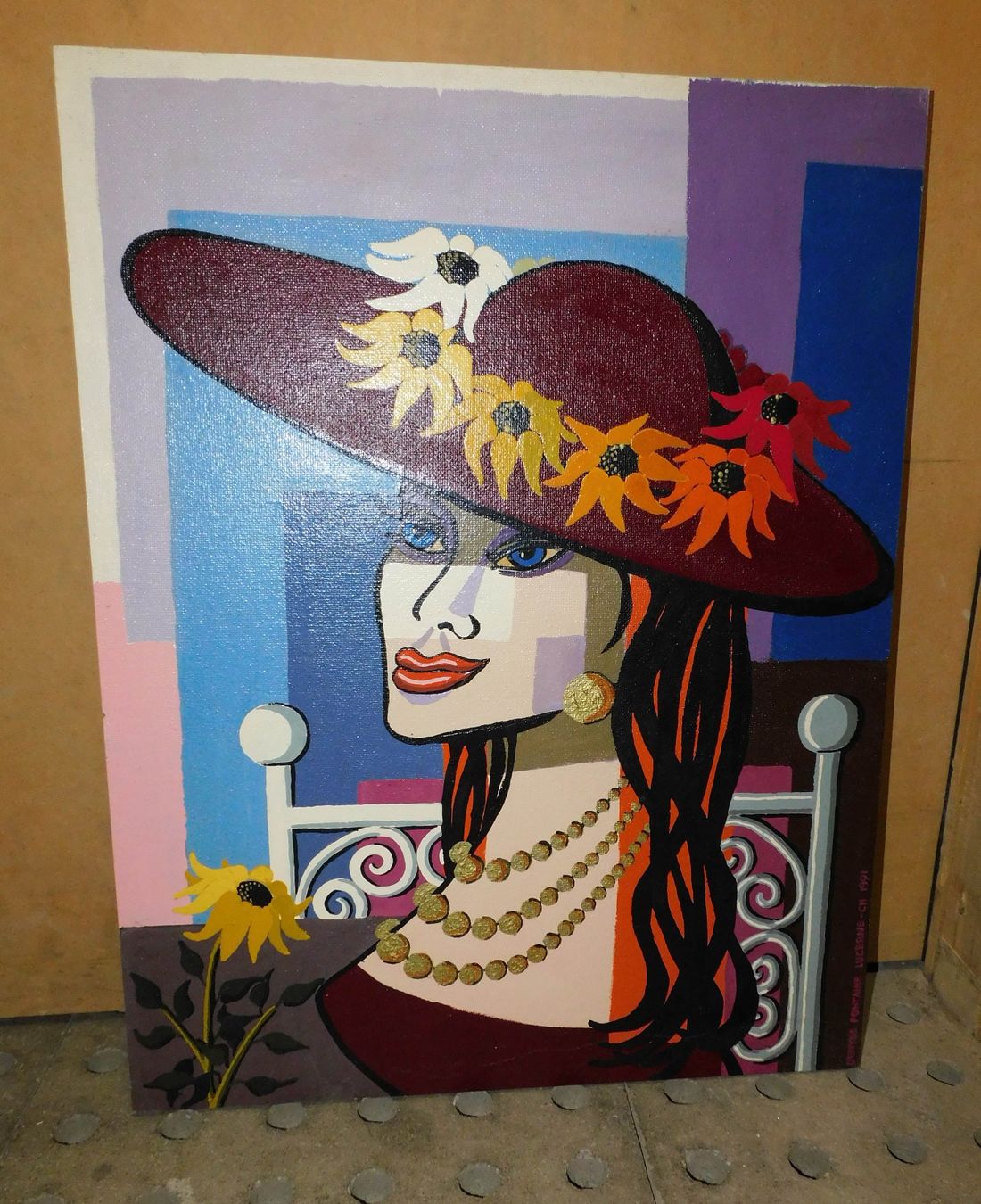Dipinti: Kunst Kunst - Oelbild - Denyse Fontaine – Usato da Sursee venduto da 76 3