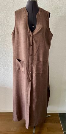 🤎 Maxikleid braun XXL luftig mit Knöpfen 🤎 für den Sommer