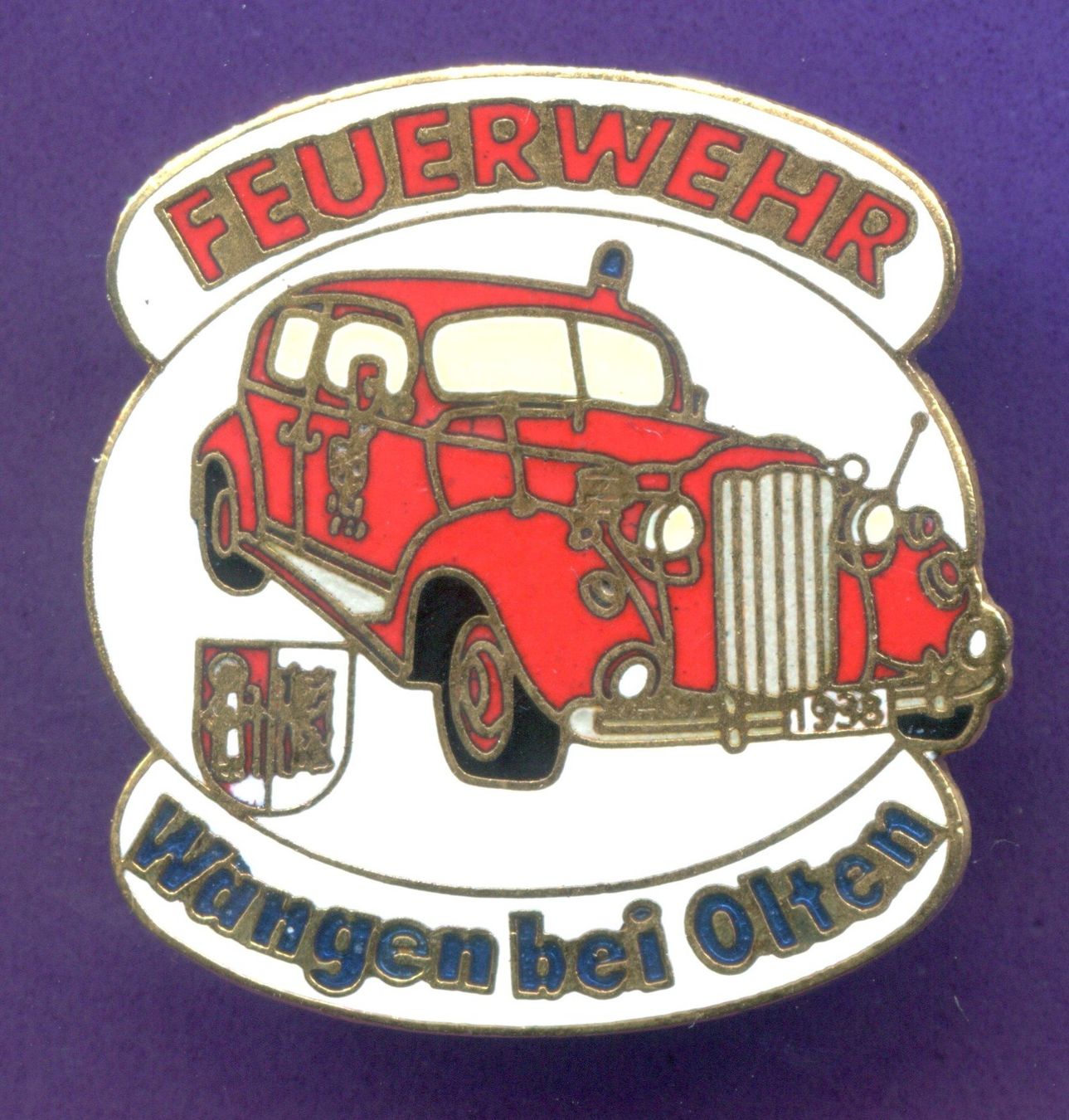 Placchette & Badge: Feuerwehrauto  OLDI  Wangen bei Olten – Usato da Winterthur venduto da Sammleroase