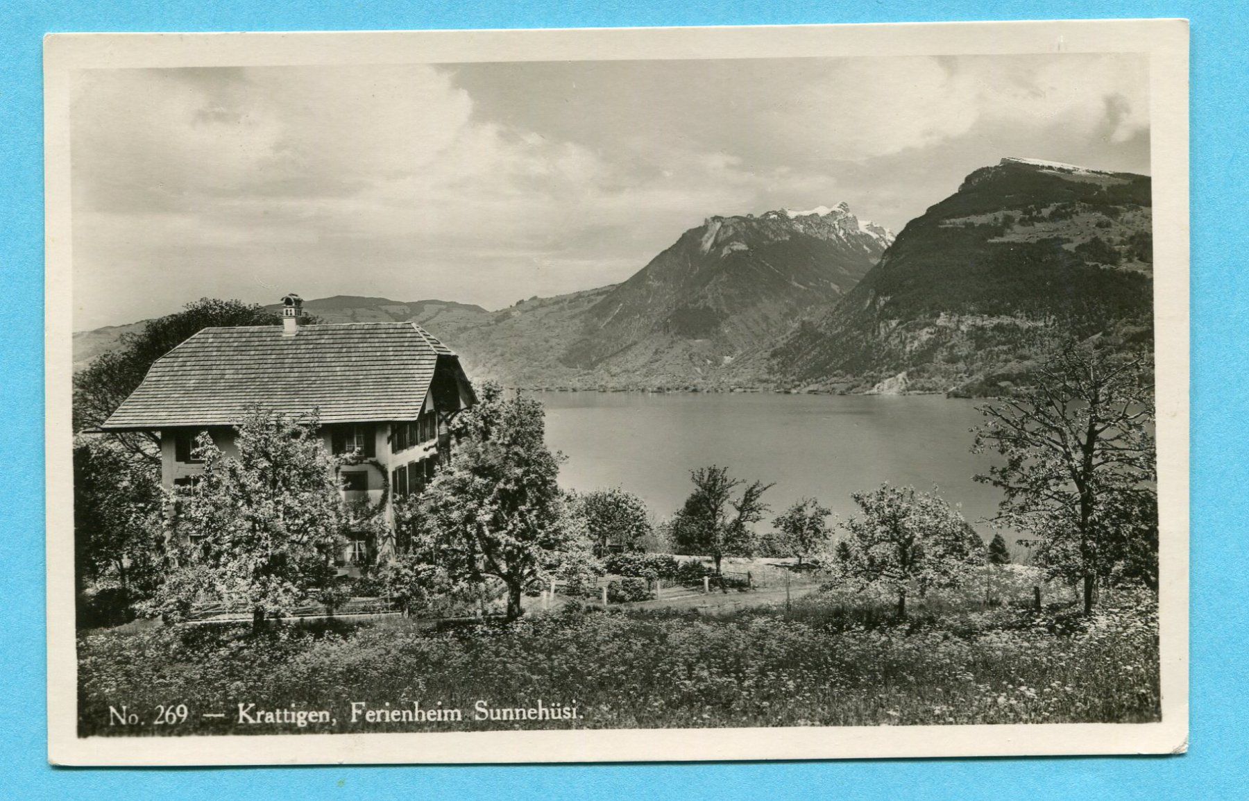 Ansichtskarten: Krattigen 1935 - Ferienheim Sunnehüsi – Gebraucht aus Opfikon von Prophila