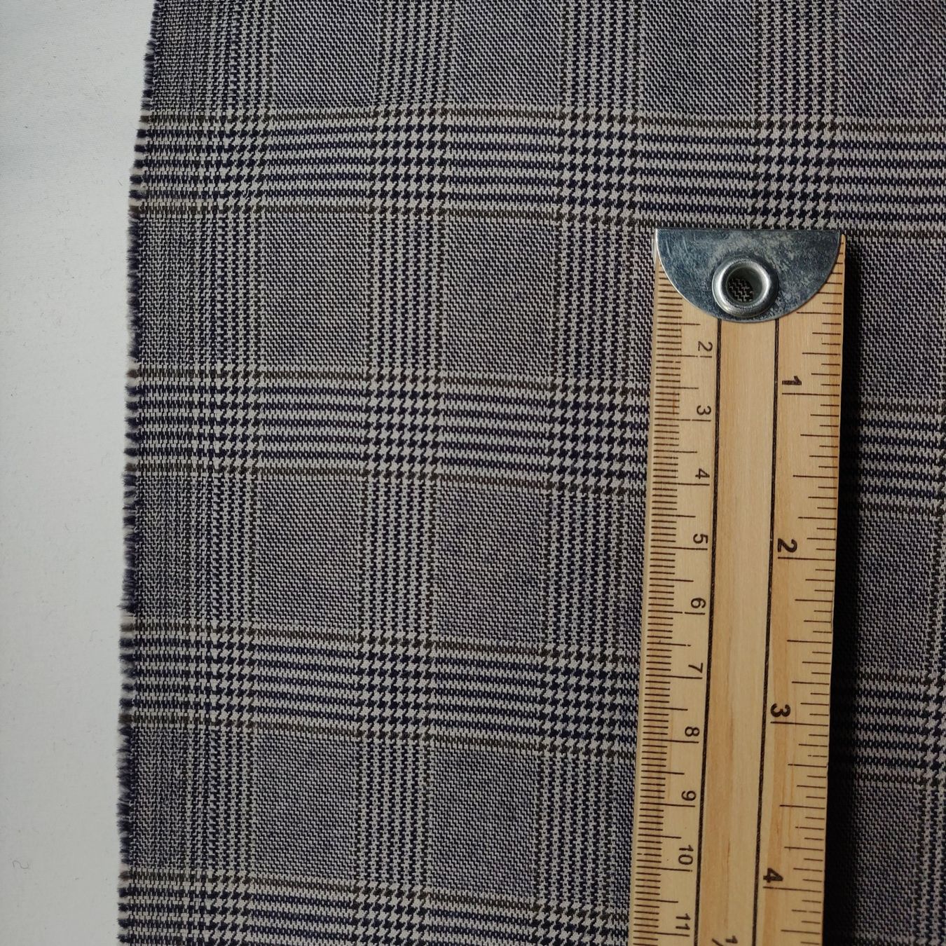 Stoffe: Anzug Stoff Baumwolle Elastan gewoben 1.75x1.50m blu gris – Neu (gemäss Beschreibung) aus Lufingen von Voyager7 6
