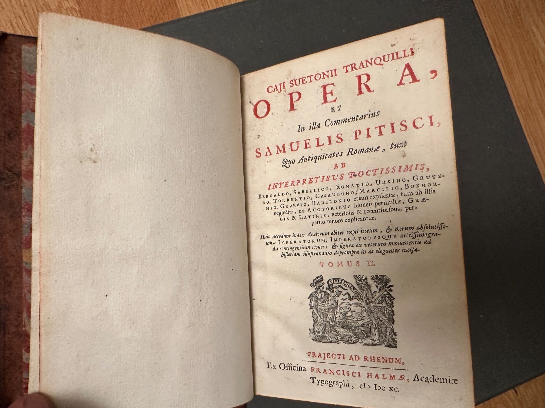 Bücher: Gaius Suetonius Tranquillius: Opera / Samuelis Pitisci 1690 – Gebraucht aus Zürich von allp 7