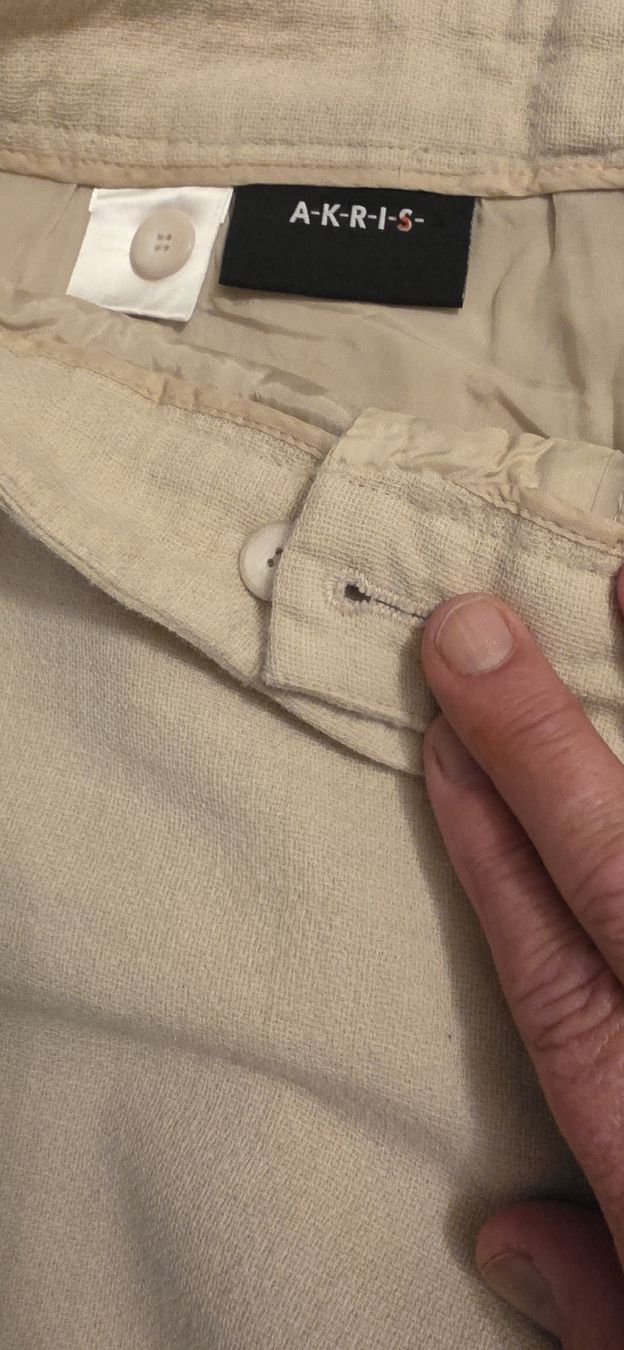 Akris Pantaloni: Akris Hose beige Grösse 38  – Usato da St. Gallen venduto da mania03 1
