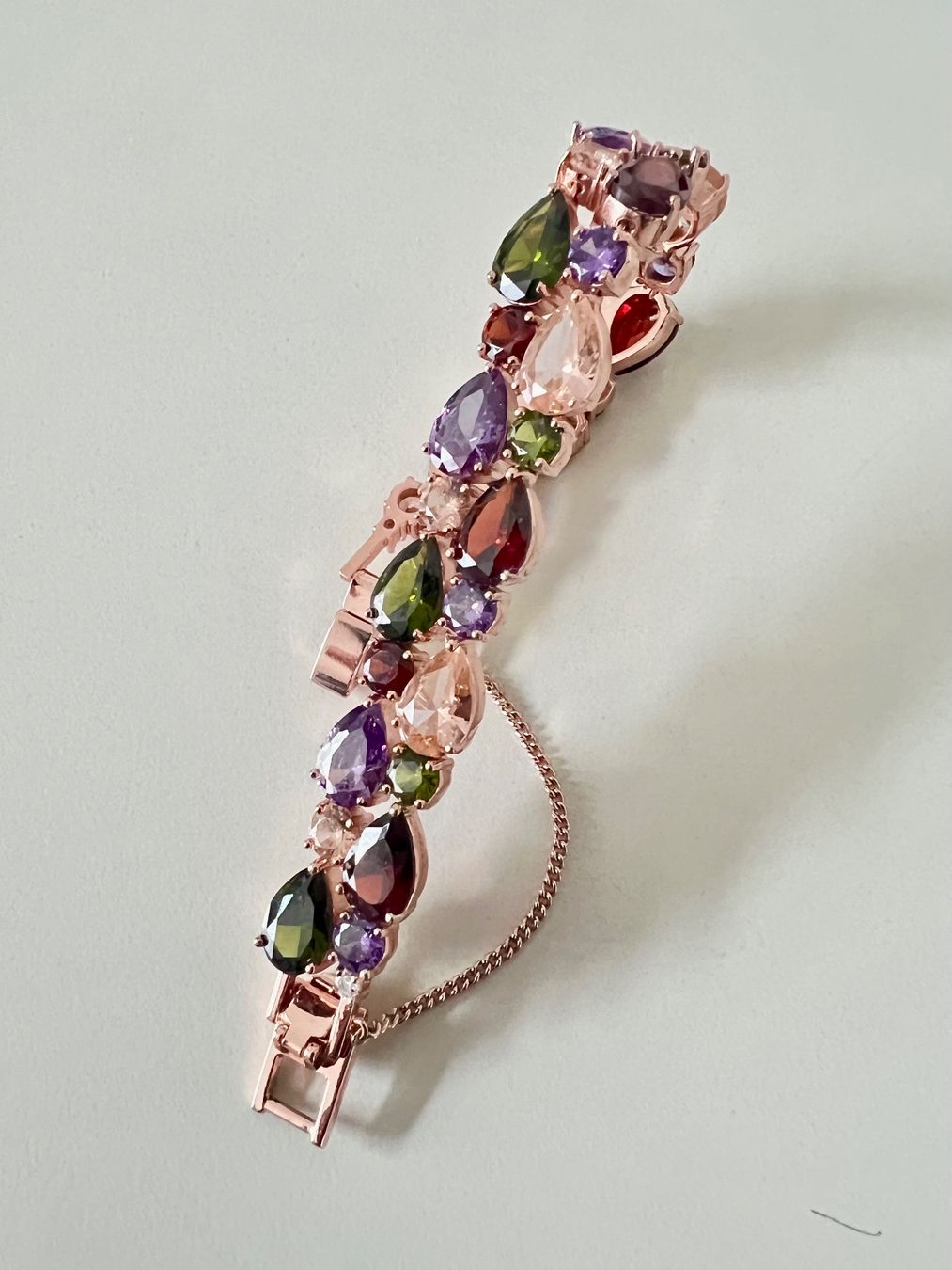 Bracelets: Glamour Armband - Roségolden Multicolor - Abend & Anlass – Neuf (Voir description) à Ruswil par artbyhand 7