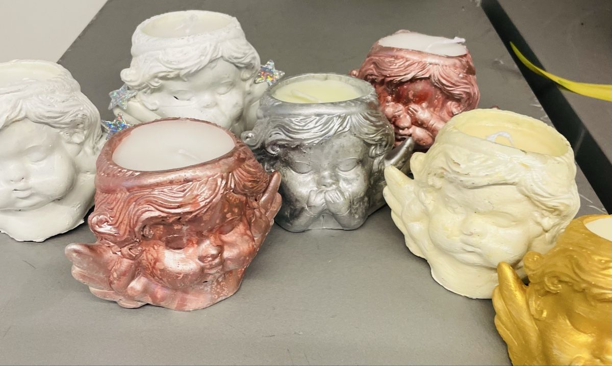 Candele: 7 Engel Kerzen,verschiedene Farben, Neu! – Nuovo e nell'imballaggio originale da Au ZH venduto da Jaggy4 3