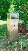 FUEGO Medio Gasfackel Feuersäule Edelstahl 120 cm CNS