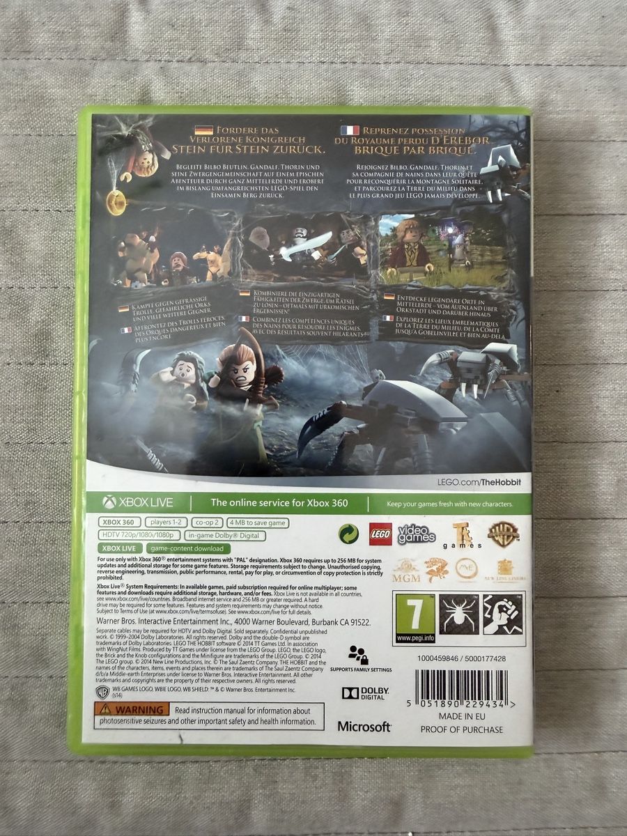 Microsoft Jeux: LEGO The Hobbit für Xbox 360 – D'occasion à Thunstetten par Virus_33 2