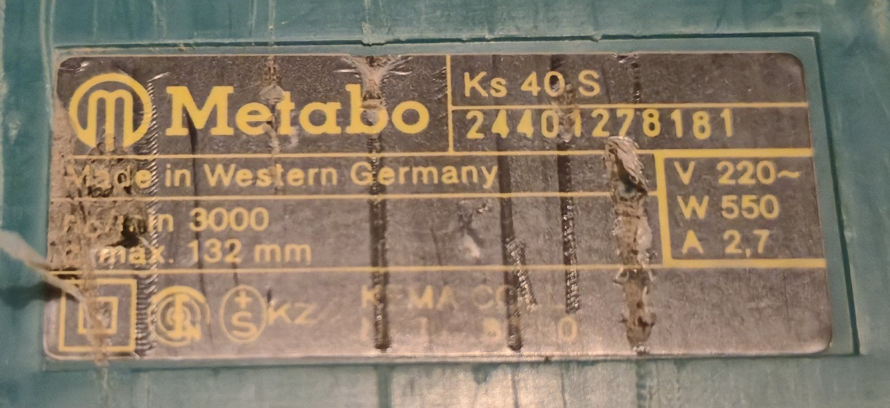 Sägen: Metabo Handkreissäge Ks 40 S-automatic – Gebraucht aus Jona von brackets 4