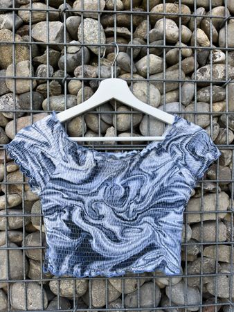 blaues Top