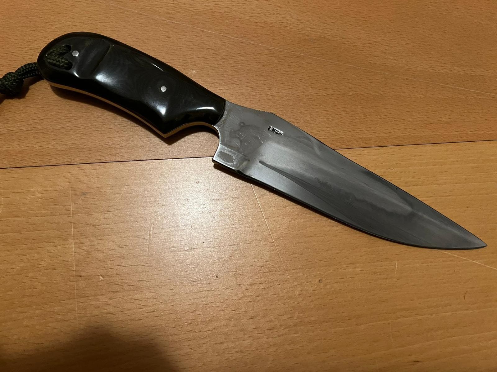 Coltellini militari: Fred Perrin PPF – Handgeschmiedeter Prototyp – Nuovo (secondo la descrizione) da Zürich venduto da Julio_Vaquero