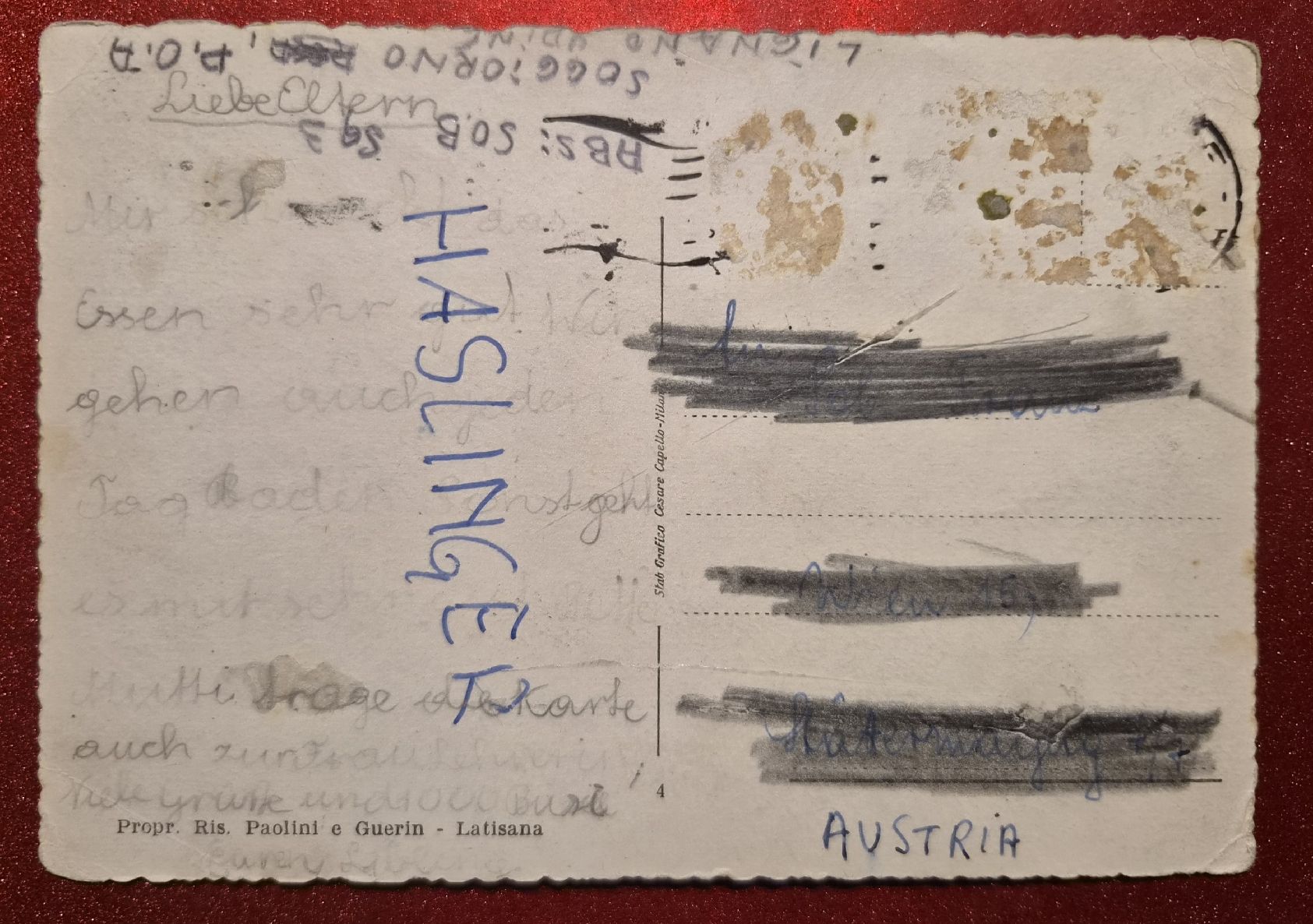 Cartoline postali: Lignano Sabbiadoro alt – Usato da Melchnau venduto da Arthurius 1