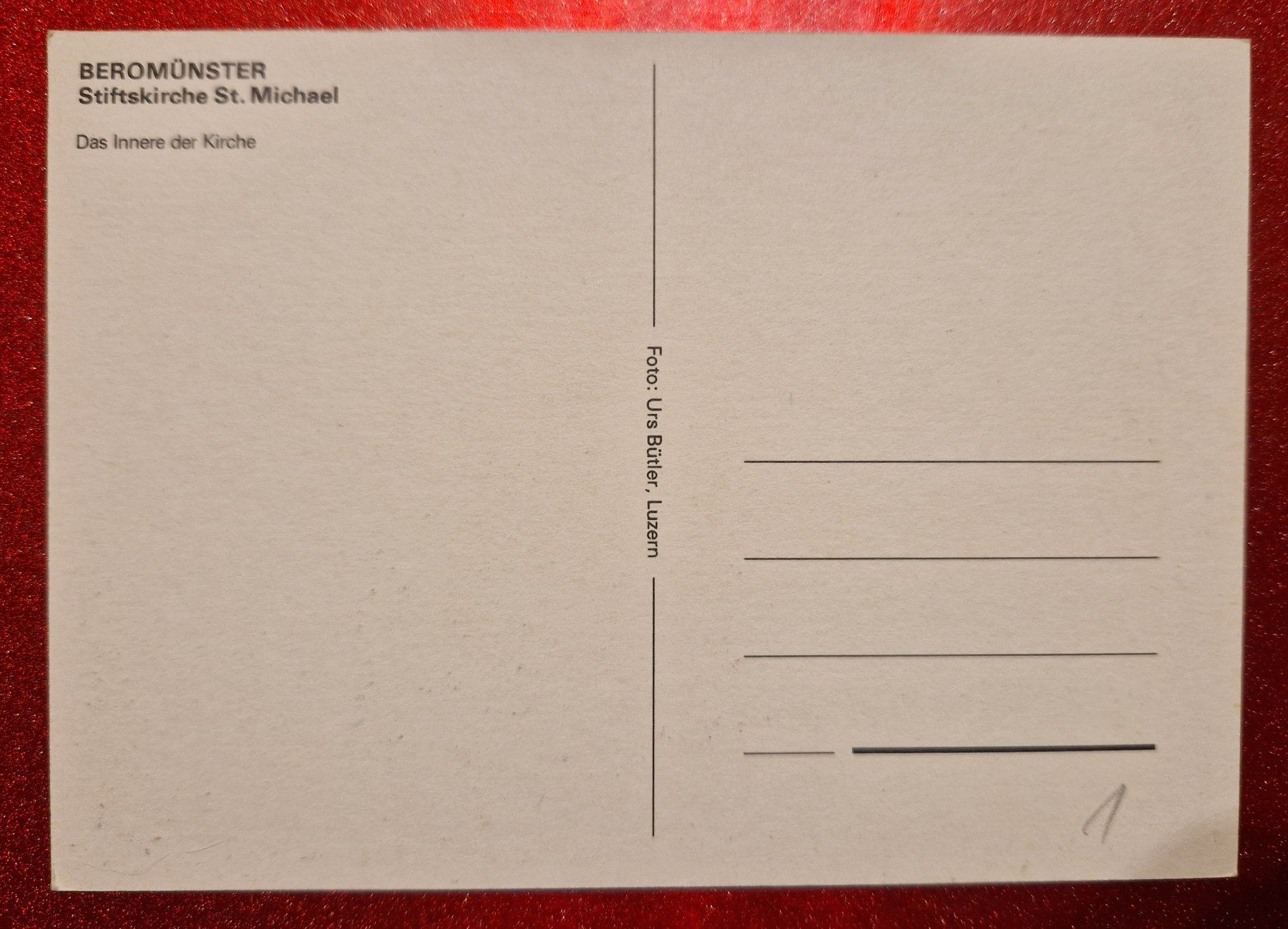 Cartoline postali: Beromünster Stiftskirche St. Michael Top – Nuovo (secondo la descrizione) da Melchnau venduto da Arthurius 1