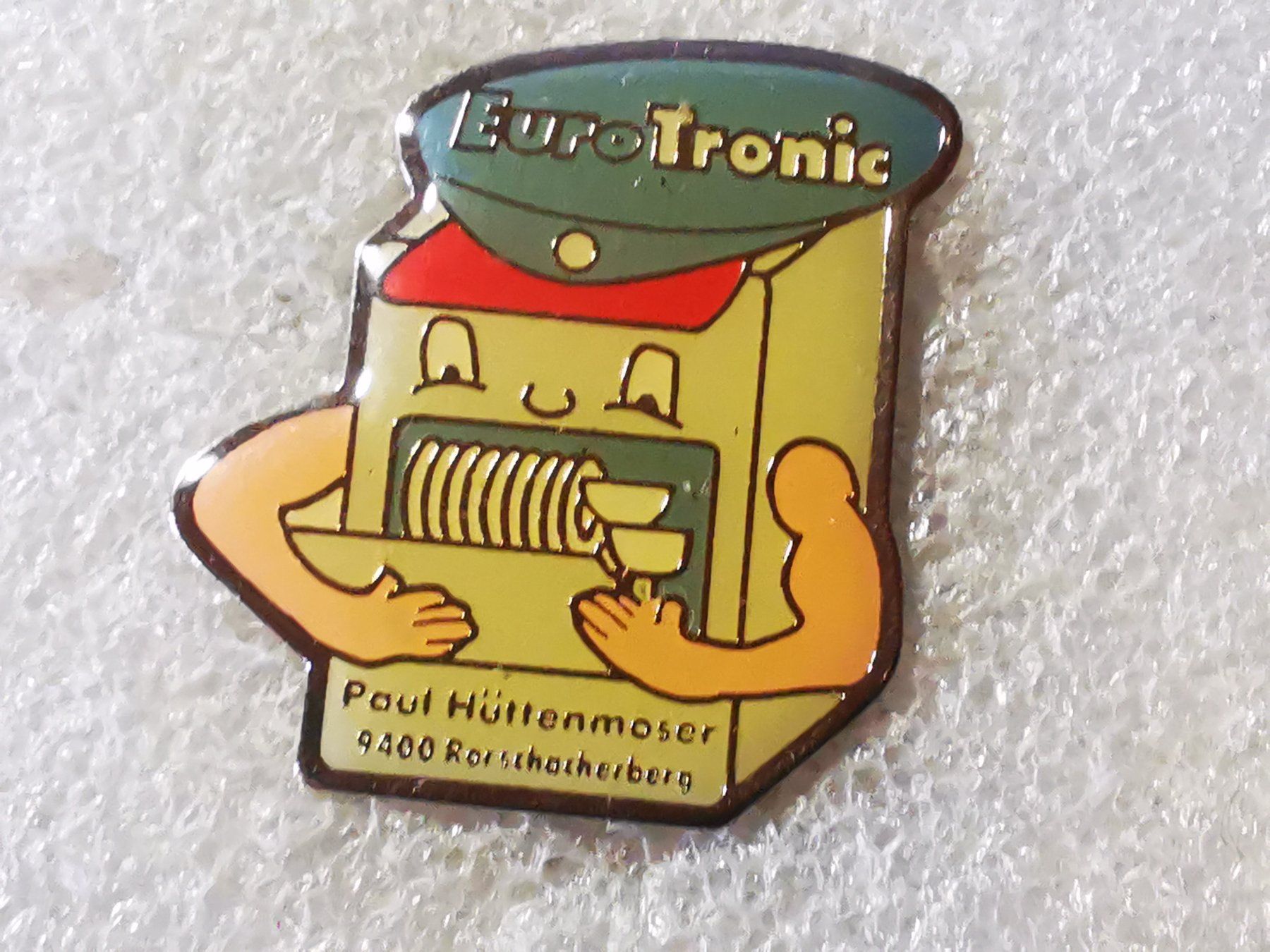 Placchette & Badge: Ansteckpin 92: Eurotronic – Usato da Oppligen venduto da Pin-Fall-Shop