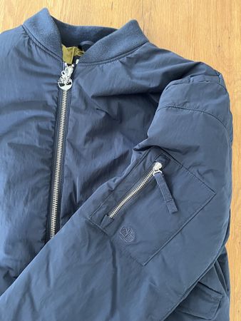 Timberland Bomberjacke dunkelblau in gutem Zustand