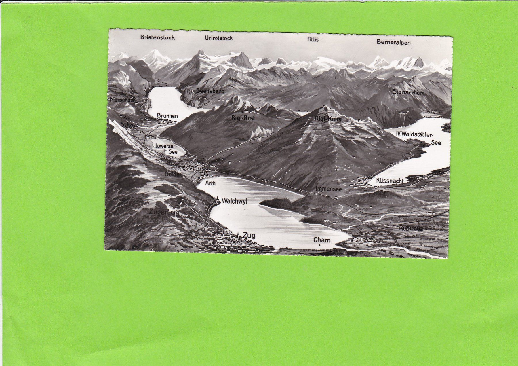 Ansichtskarten: Panorama Innerschweiz – Gebraucht aus St. Peterzell von neckertal