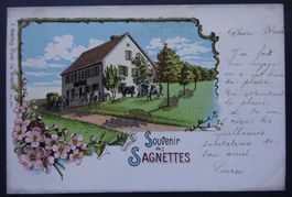 Litho Ansichtskarte 1900 | Les Sagnettes (NE)