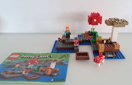 LEGO Minecraft Set 21129 Die Pilzinsel mit Anleitung