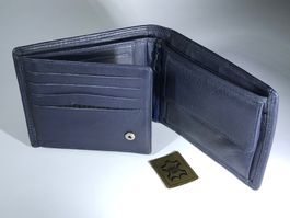Herren Portemonnaie aus Leder / ca. 10x12cm