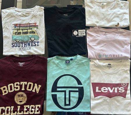 Lot de 7 t-shirts taille S