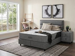 Bequemes und modernes Bett mit Matratze(120x200 bis 200x200)
