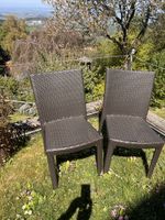 Rattanstühle braun Indoor und Outdoor
