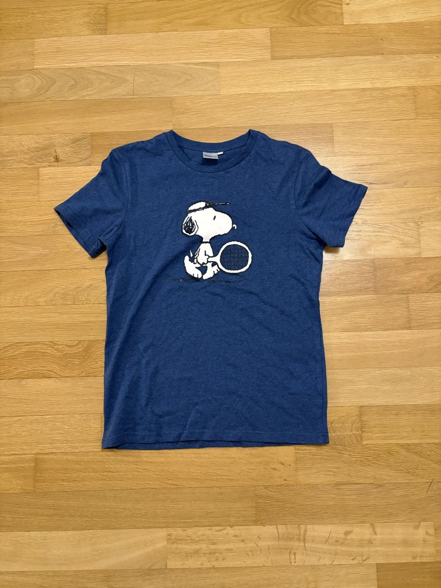 Cyrillus Hemden, T-Shirts & Polos: T-shirt Snoopy bleu  – Neu (gemäss Beschreibung) aus la tour de peilz von kididoux