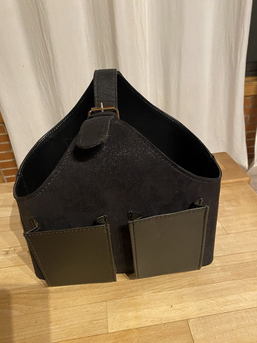 Valigie & Borse: Panier de rangement noir avec poches – Usato da Genève venduto da pilarina