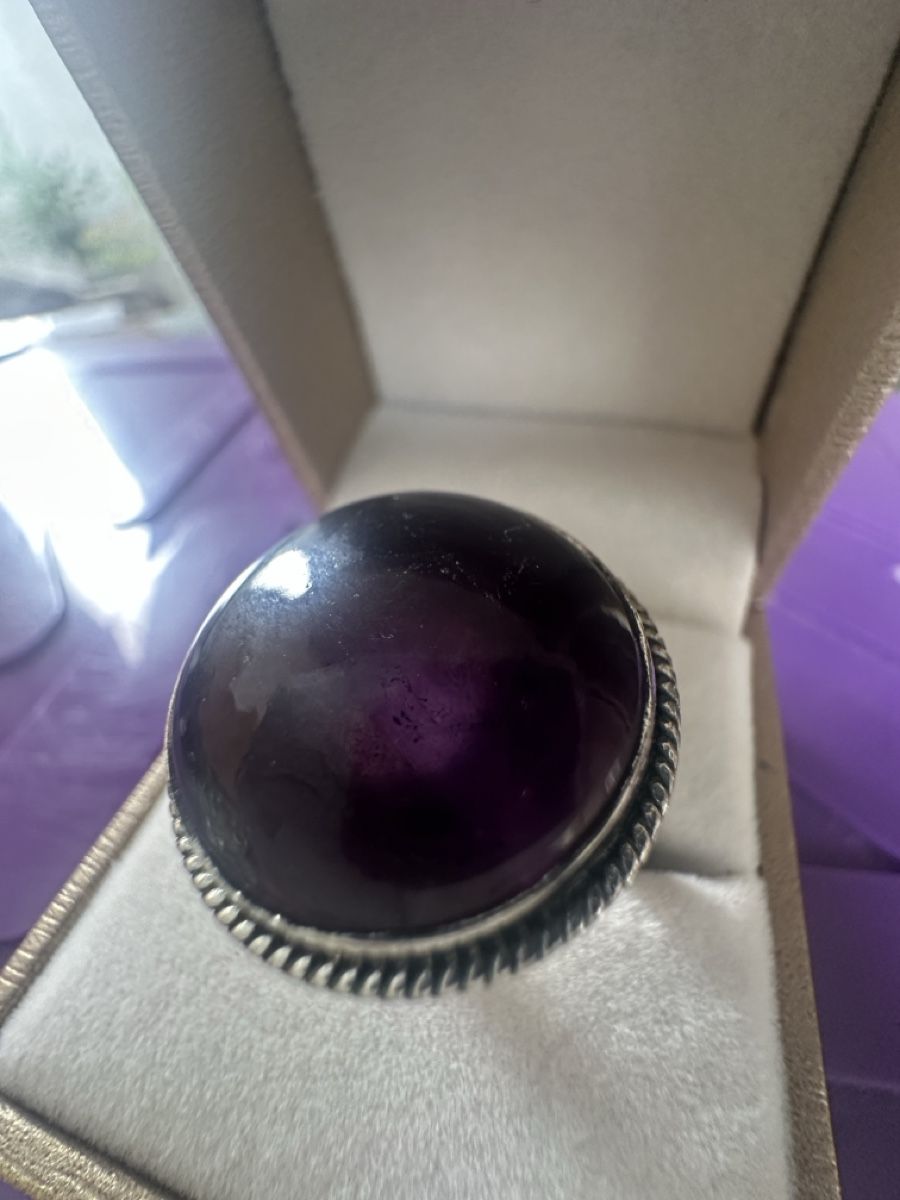 Ringe: Amethyst Silber Ring – Neu und originalverpackt aus Kriens von Hortensie6