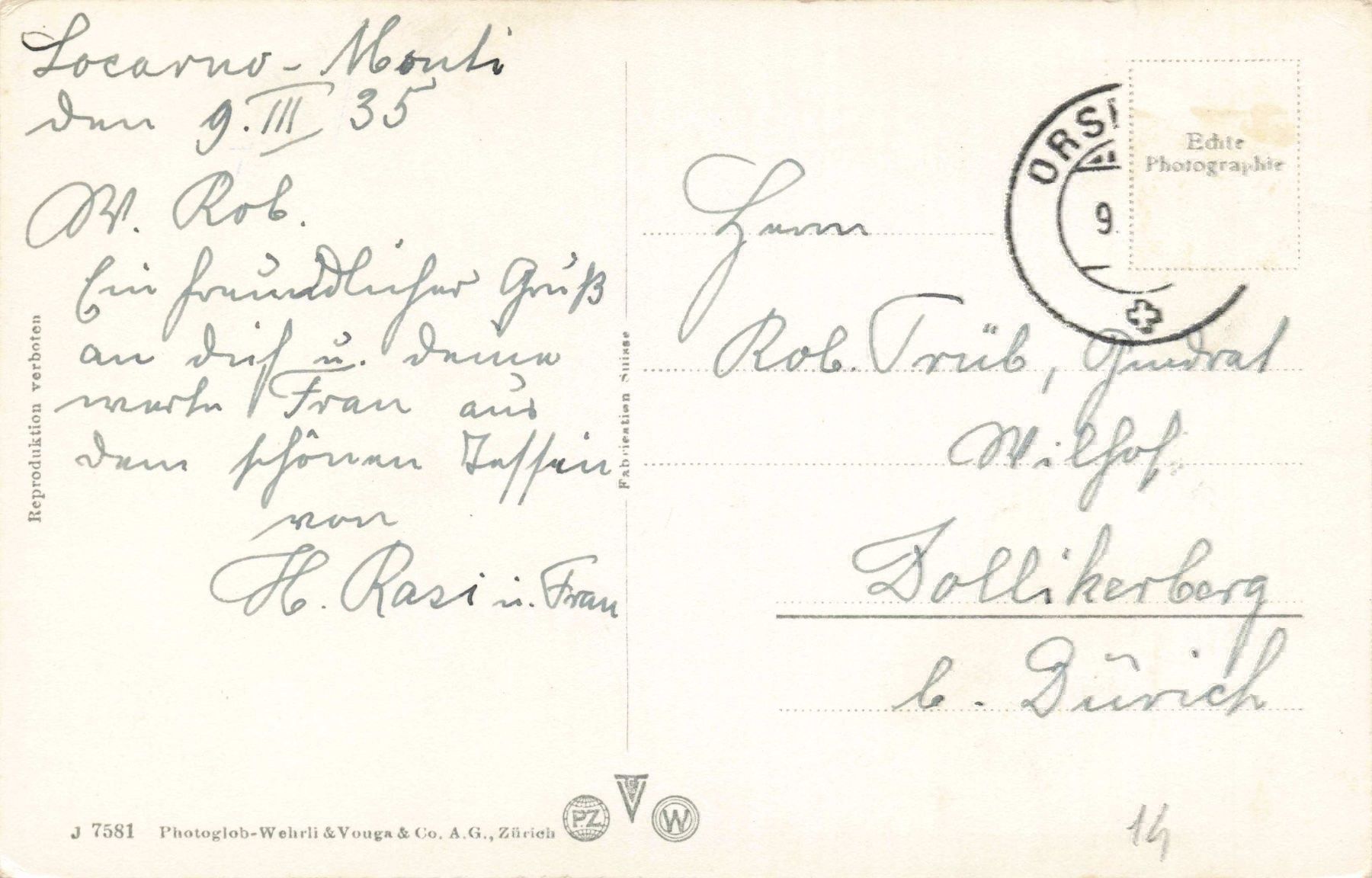Cartoline postali: Locarno mercato – Usato da Biasca venduto da Blenio71 1