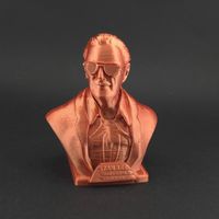 Buste Stan Lee – Impression 3D – Marvel – 9 cm – Cuivré