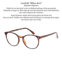 Lesebrille Bilbao demi +5.0