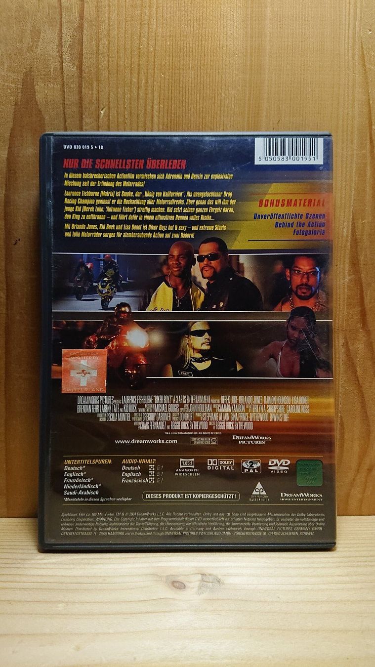 Tutti i DVDs: BIKER BOYZ DVD mit Laurence Fishburne – Usato da Wilderswil venduto da Exebub 1