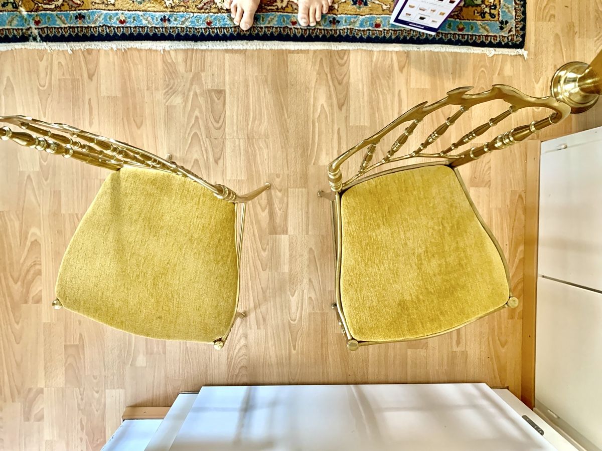 Chaises: 2 exklusive tolle Messing Stühle, – D'occasion à Wallisellen par Died 4