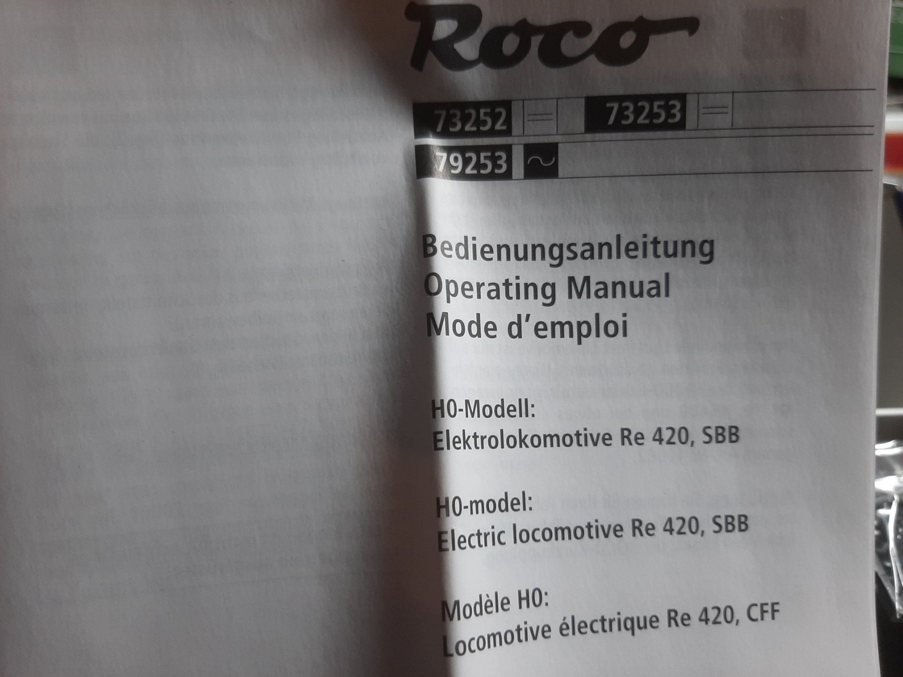 Roco Trains électriques: ROCO HO 73252 – Neuf avec emballage d'origine à Avully par RIVALIS 1
