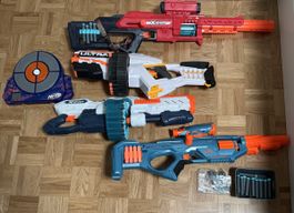 Nerf Guns, X-Shot Guns, Nerf Zielscheibe, Top Zustand!