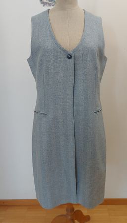 Gilet und Hose, Set, Wolle/Seide/Leinen, Gr. 42