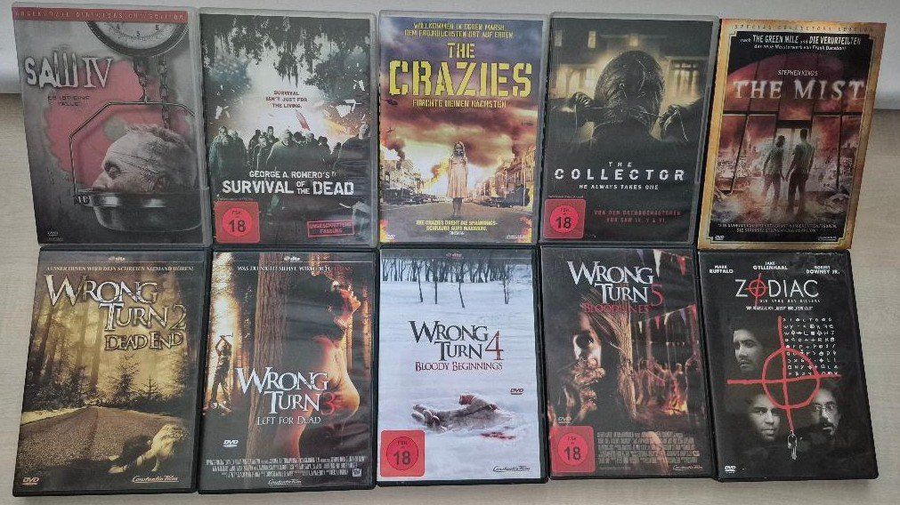 Tutti i DVDs: 50 x DVD Horror Sammlung – Usato da Wettingen venduto da Reviled 2
