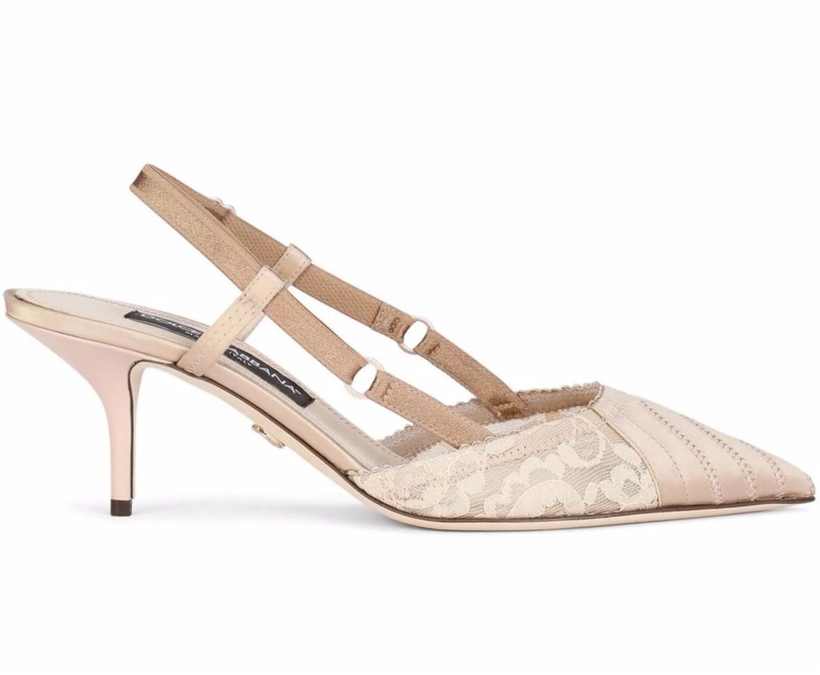 Dolce & Gabbana Scarpe da donna: Dolce & Gabbana Slingback Pumps black – Usato da Unterägeri venduto da san_6qcx 8